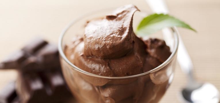 Mousse de chocolate fake