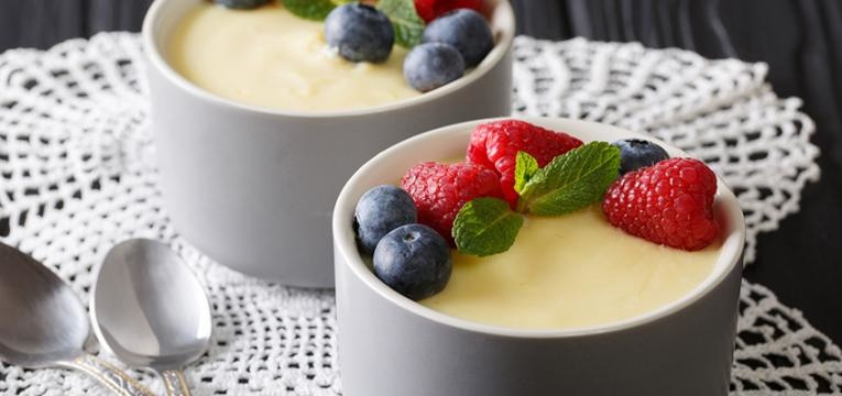 doces de Natal sem açucar: leite creme
