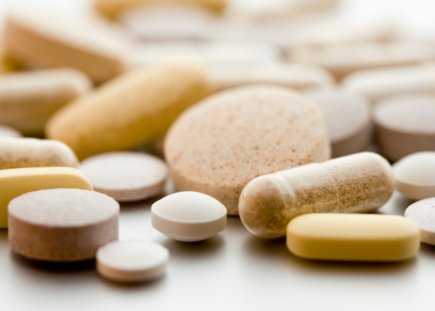 Variedade de suplementos alimentares
